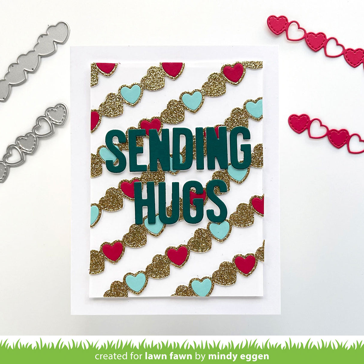 valentine hearts border