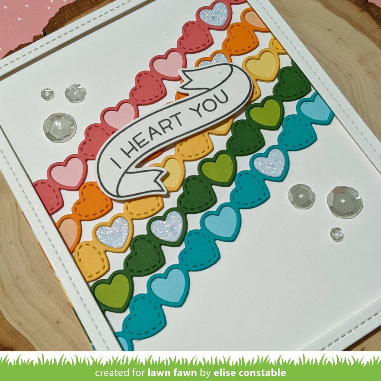 valentine hearts border