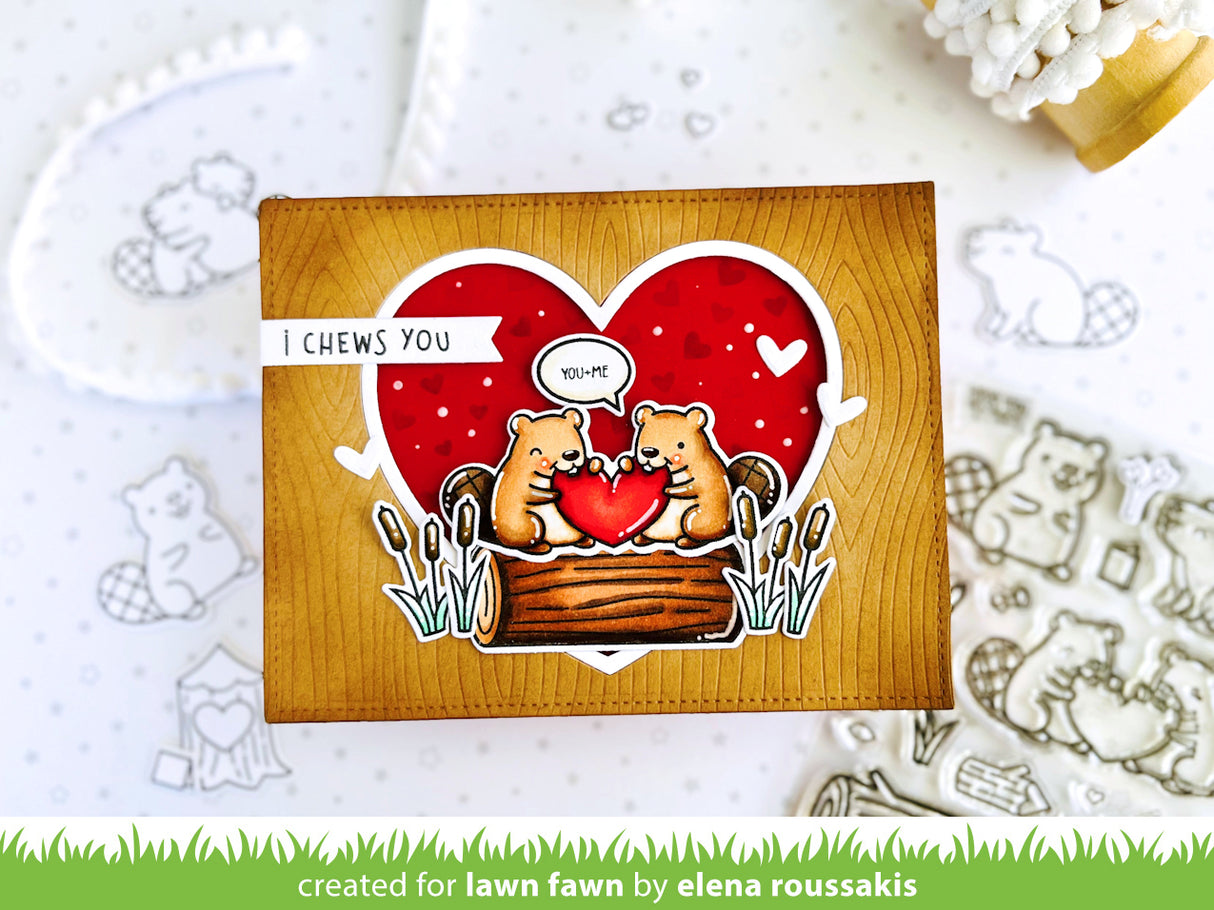 woodgrain background hot foil plate