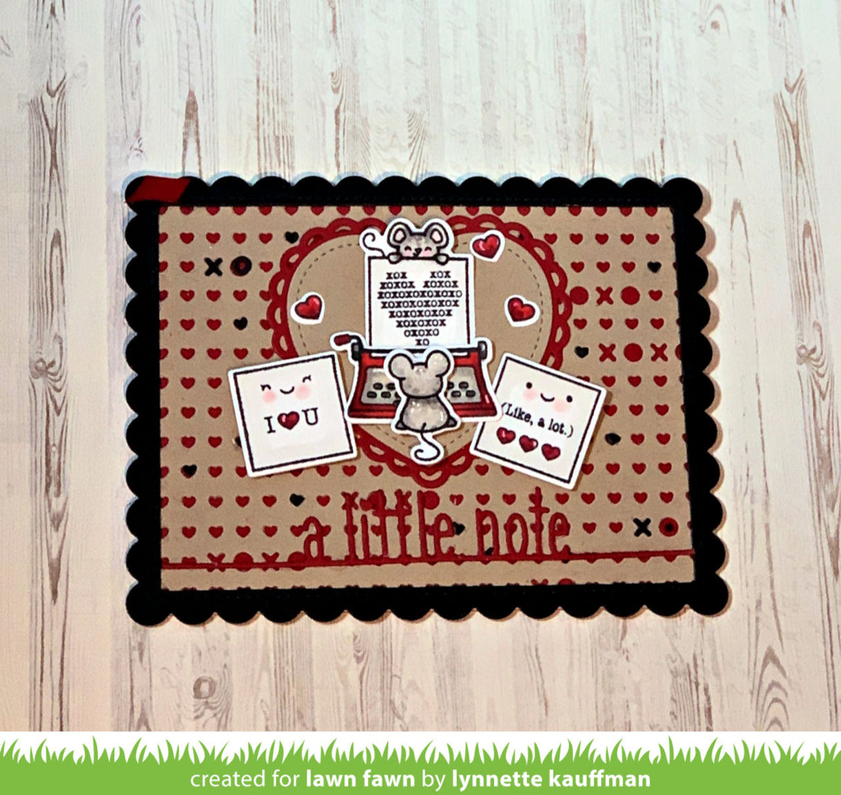 a little note line border