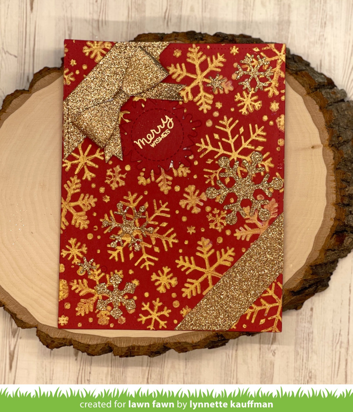 snowflake background stencils