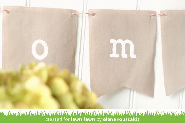 stitched party banners