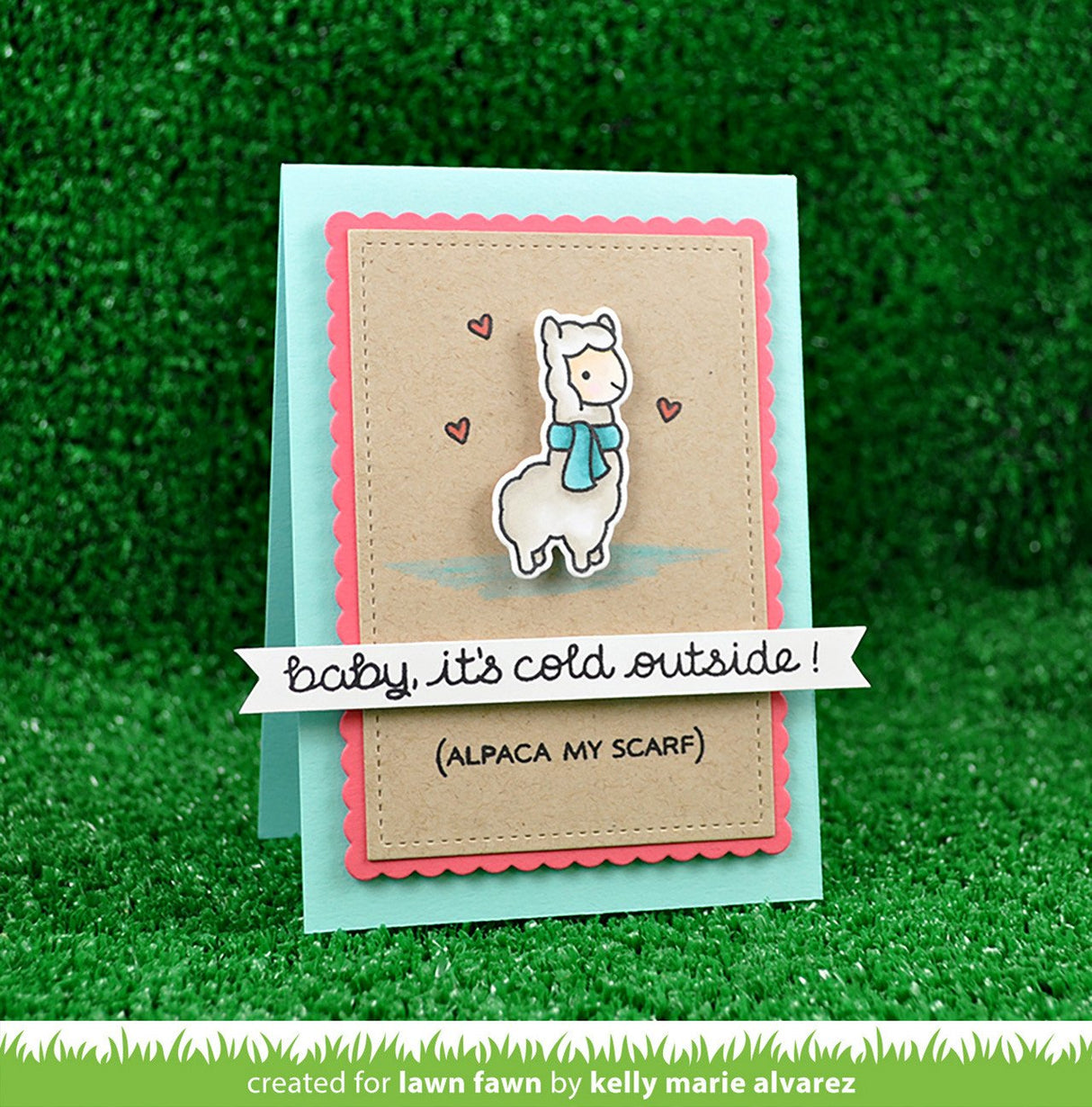 scalloped rectangle stackables