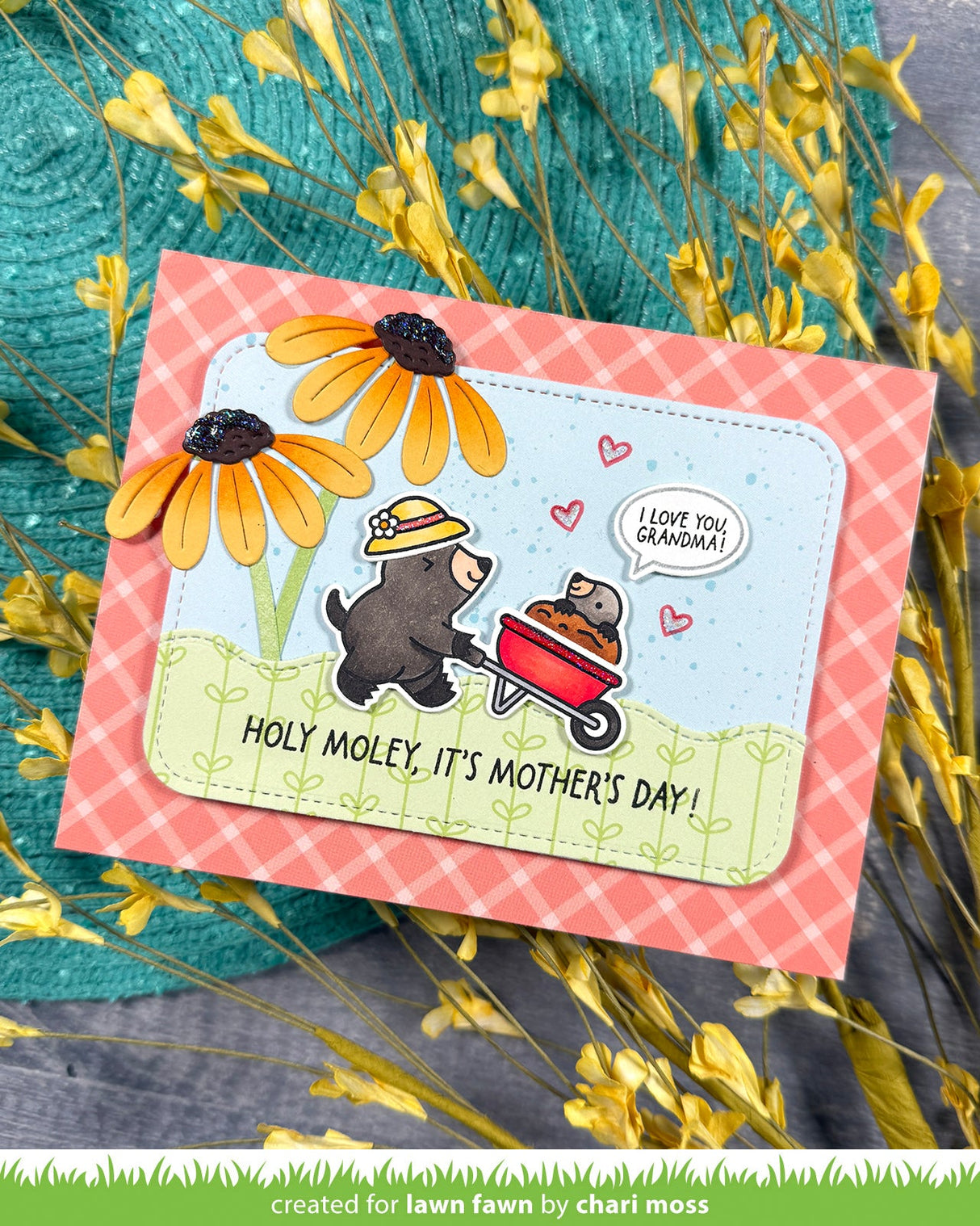 a mole lot of flowers