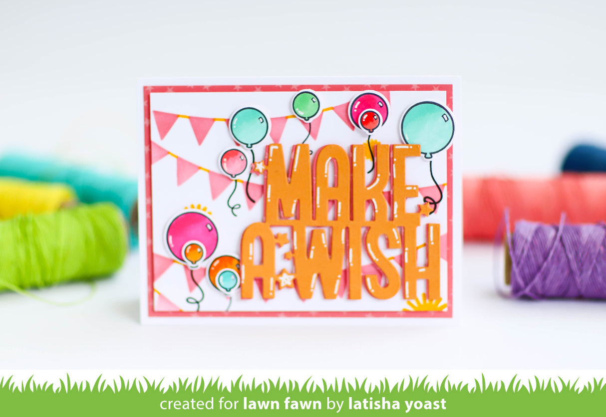 bunting background stencils