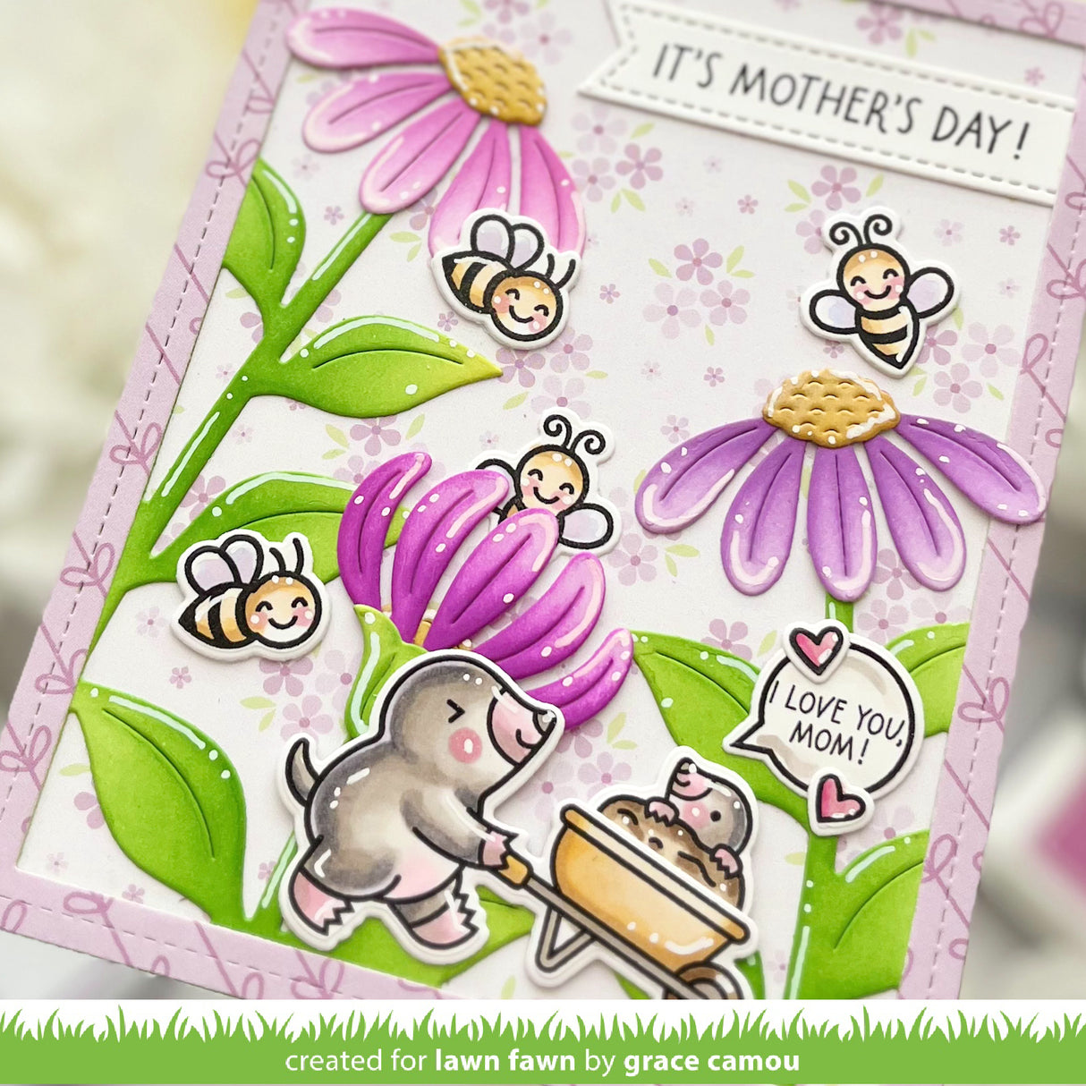 a mole lot of flowers