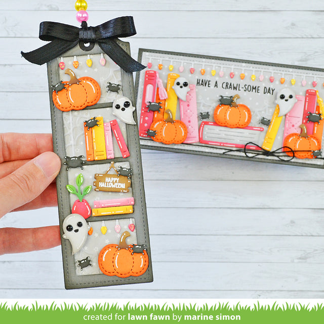 stitched bookmark – Lawn Fawn