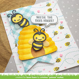 bee happy background stencils