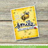 bee happy background stencils