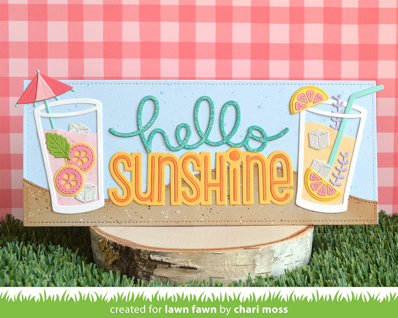 Sunshine In A Glass // Send A Drink Cheerful Cocktail Kit Gift //