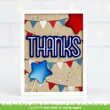 bunting background stencils