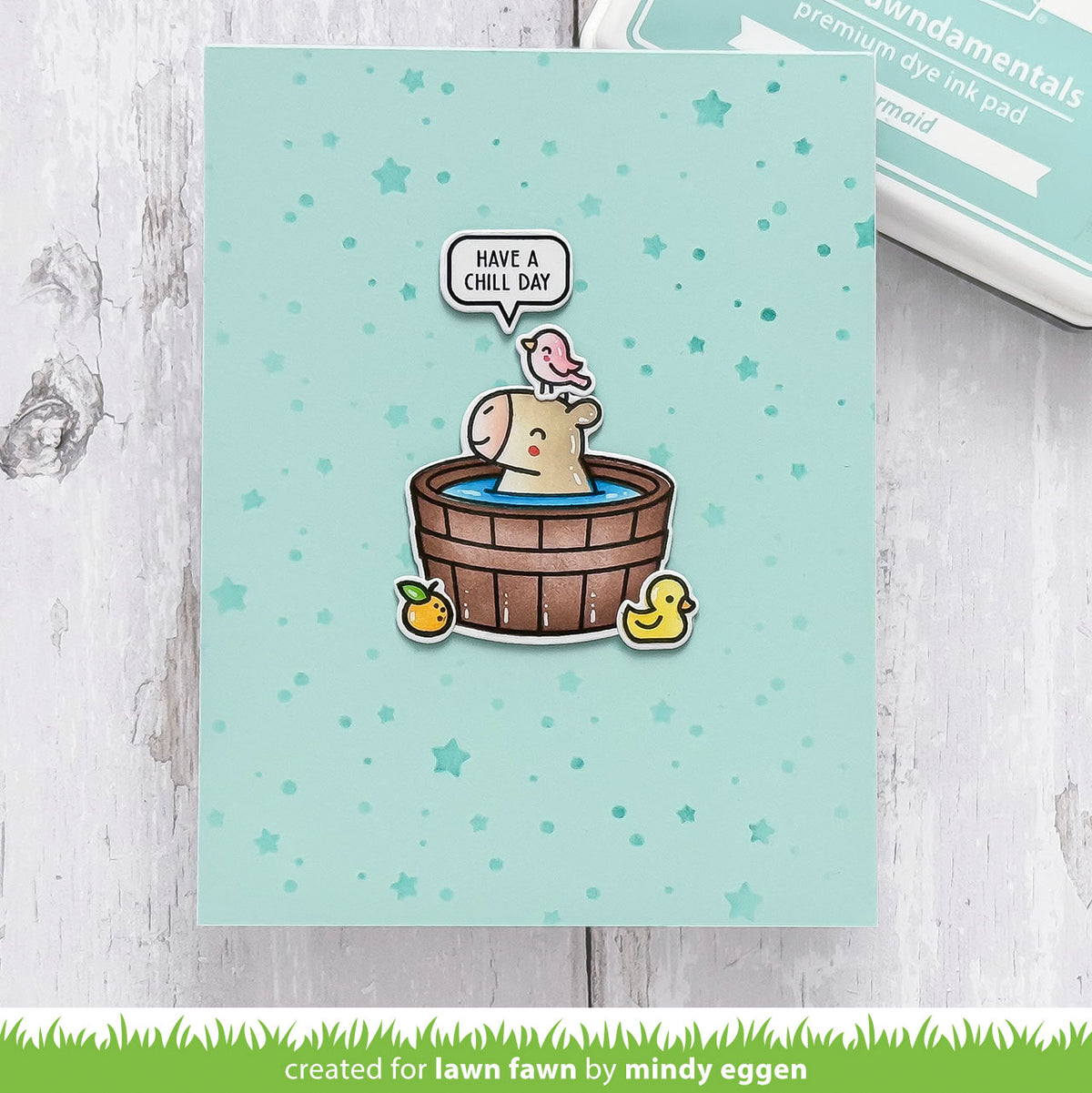chill, capybara! kids cardmaking kit
