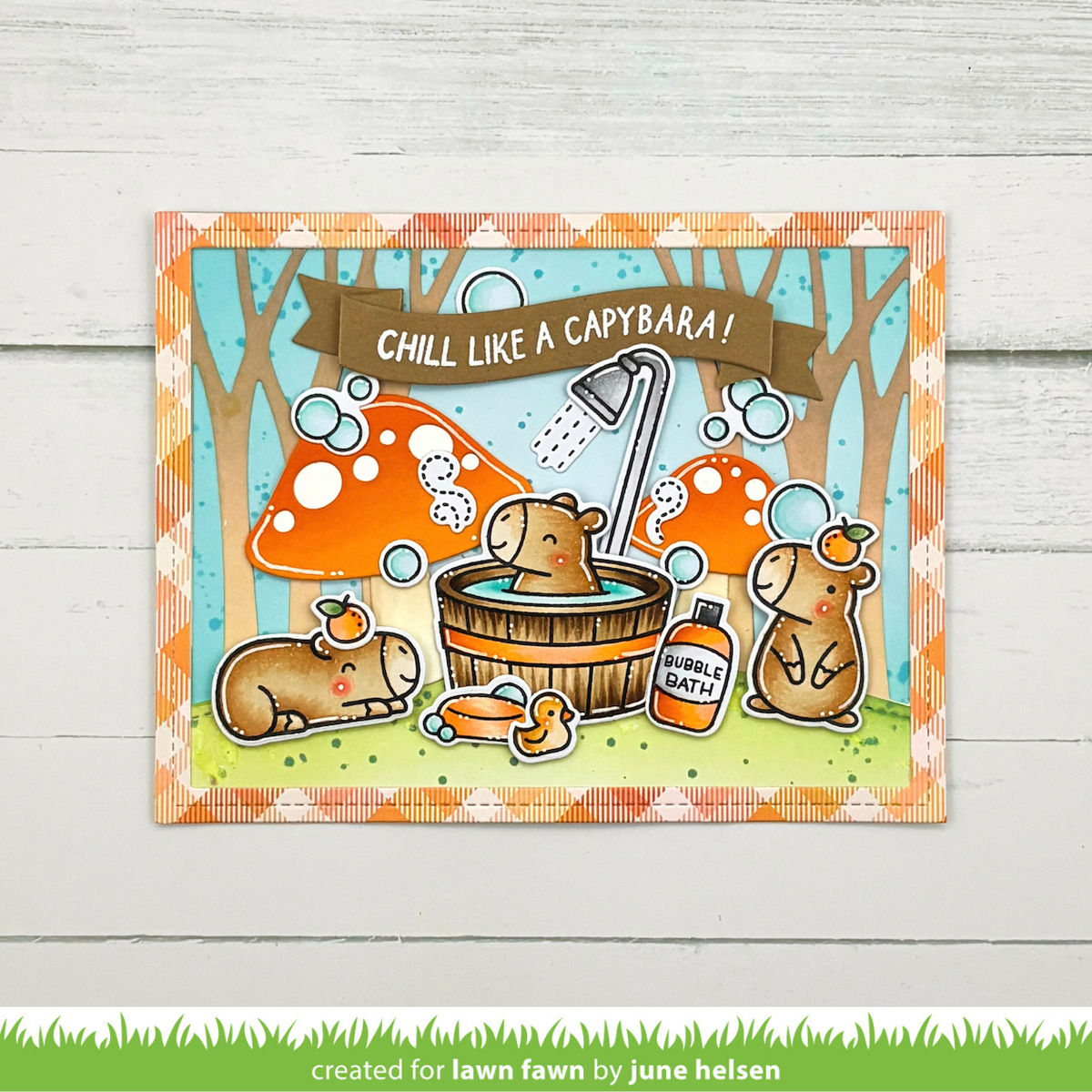 chill, capybara! kids cardmaking kit: mini