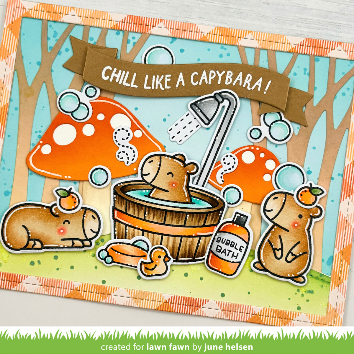chill, capybara! kids cardmaking kit: mini