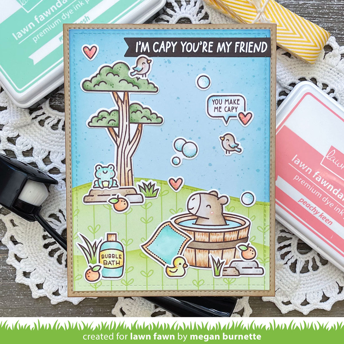 chill, capybara! kids cardmaking kit: mini