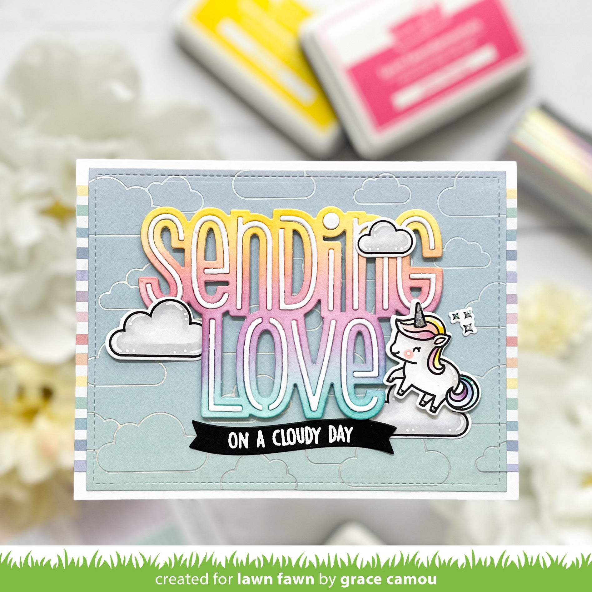 giant sending love – Lawn Fawn