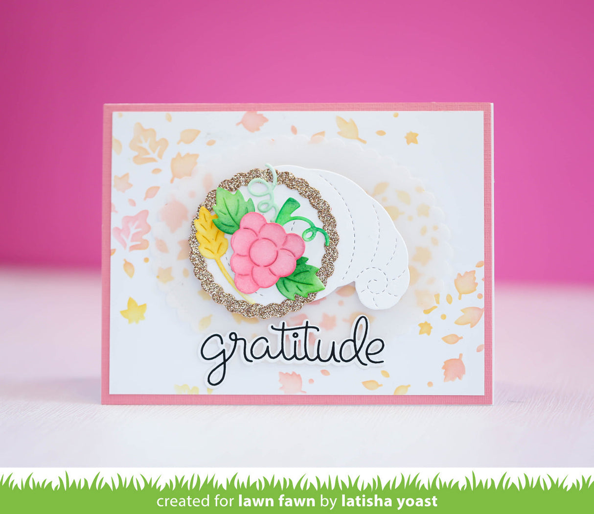 autumn breeze stencil