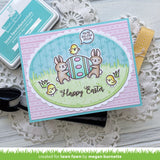 stitched scalloped oval stackables