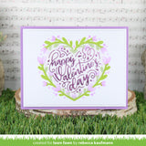 foiled sentiments: happy valentine's day