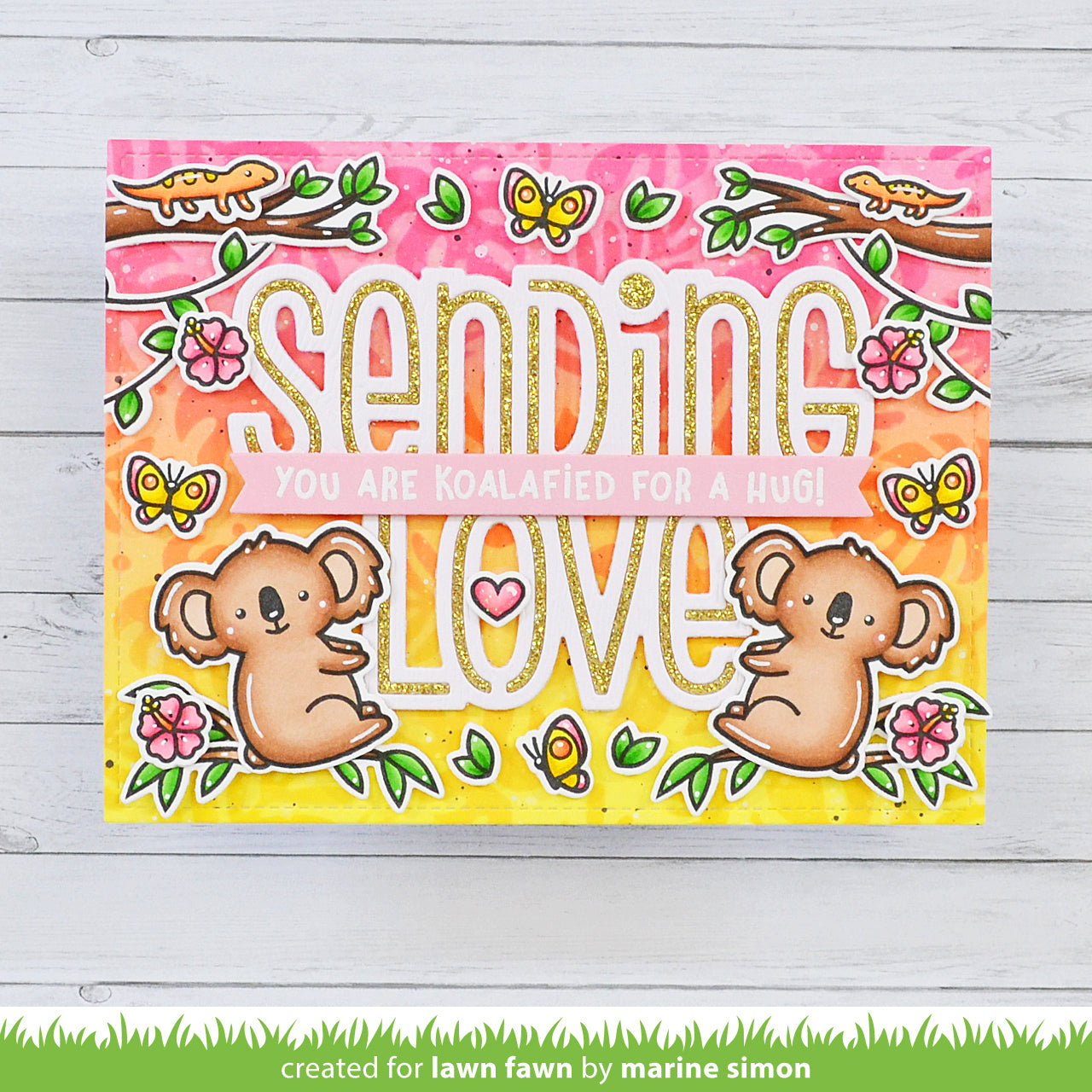 giant sending love – Lawn Fawn