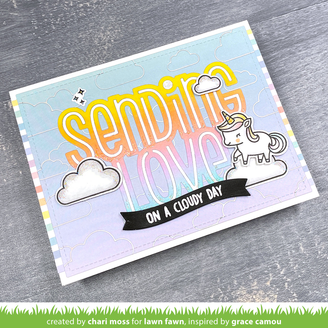 giant sending love – Lawn Fawn