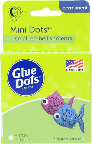 glue dots clear dot roll - mini