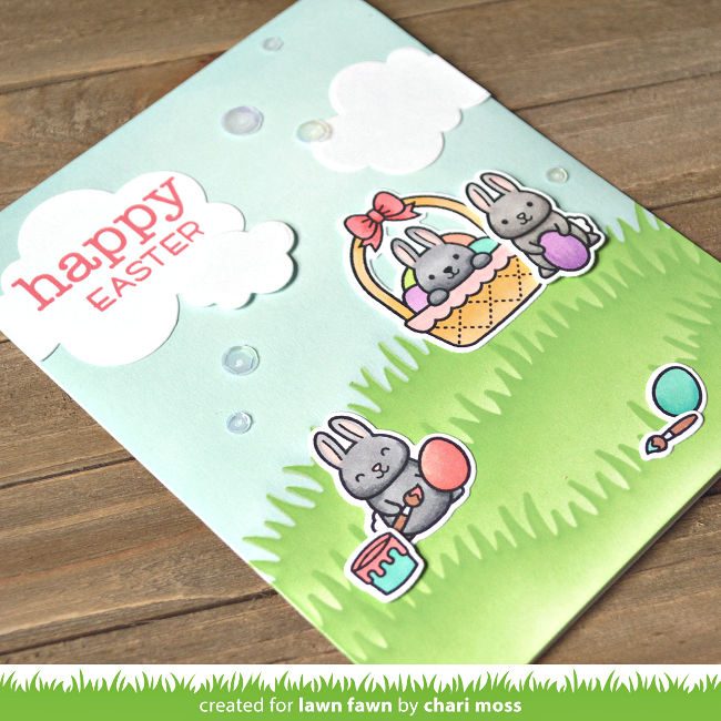 grassy hillside stencils