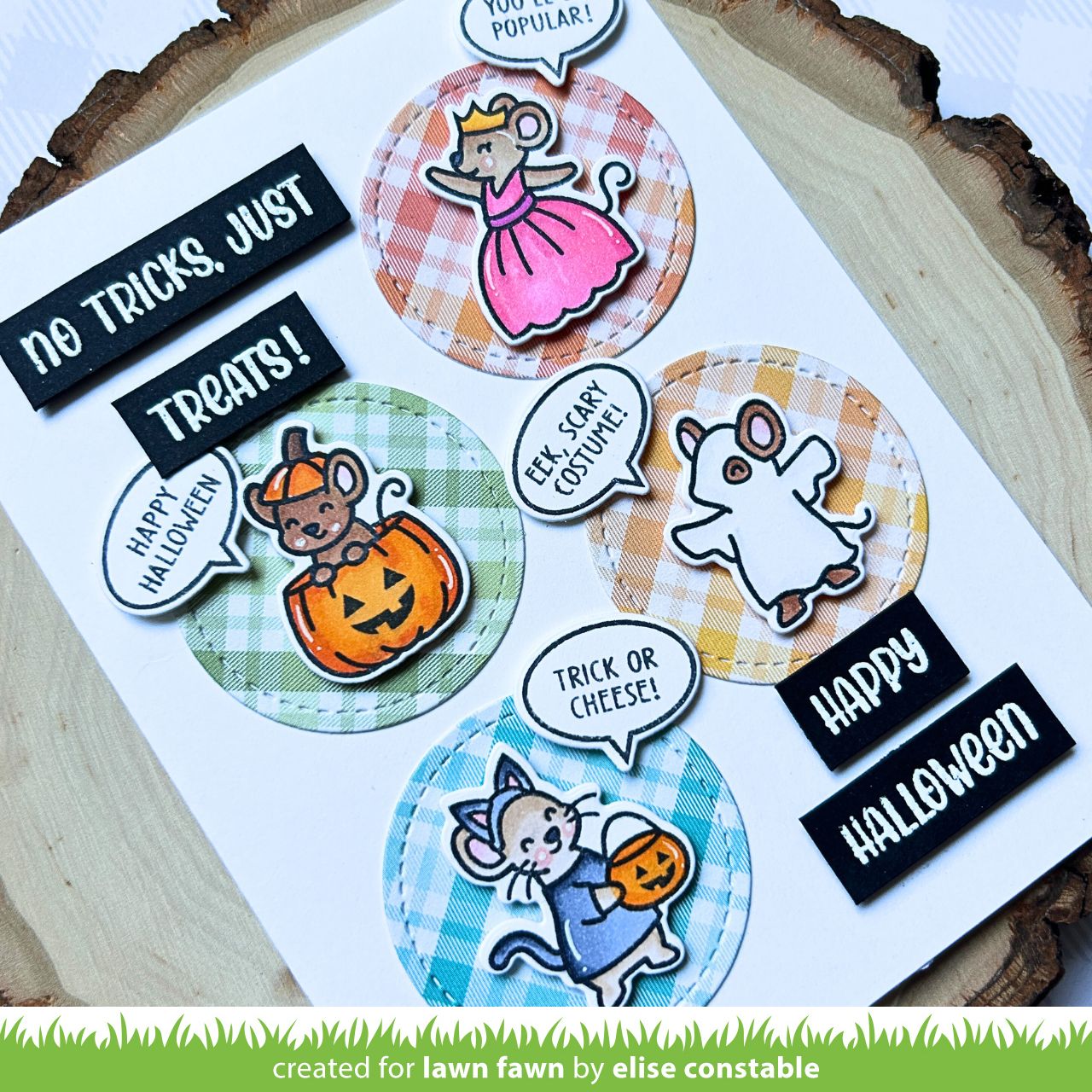 Lawn Fawn Spooktacular Cling Stamp Set – 21 Transparente Halloween-Stempel Für Karten & Scrapbooking