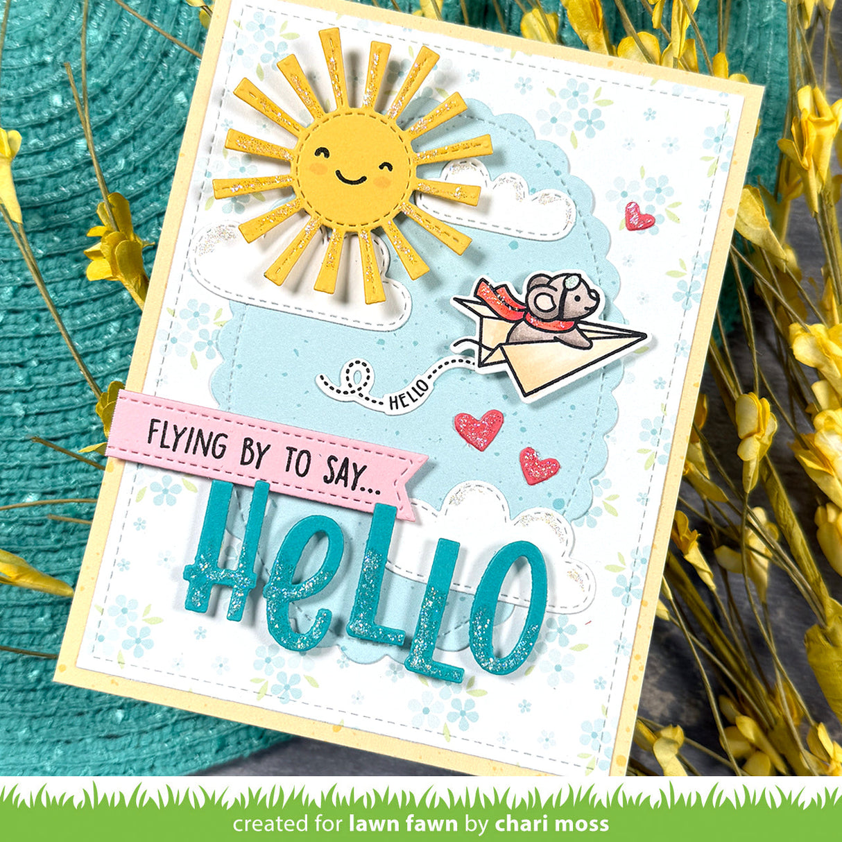 stitched scalloped oval stackables