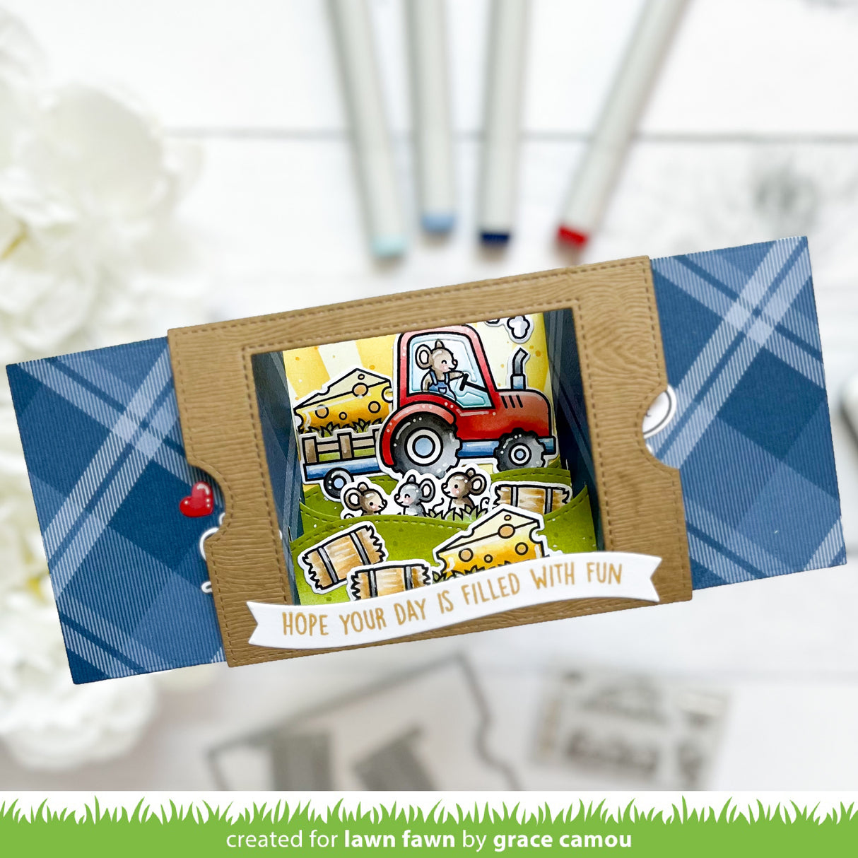 ta-da! diorama! hillside inserts