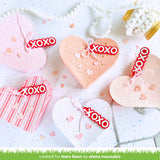 heart pouch dotted hearts add-on