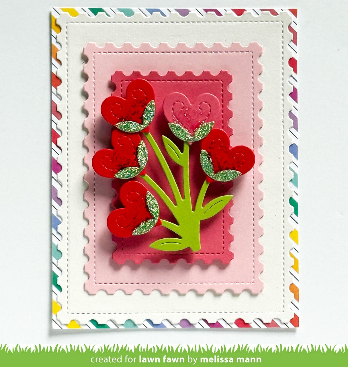 postage rectangle stackables