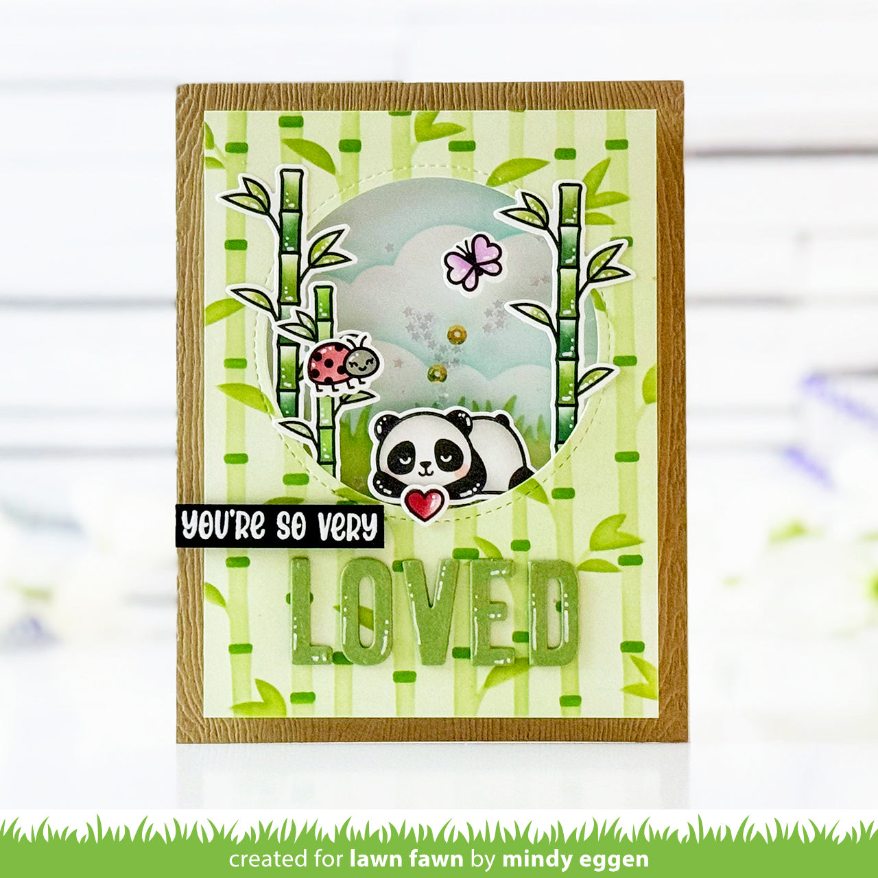 i heart pandas add-on – Lawn Fawn