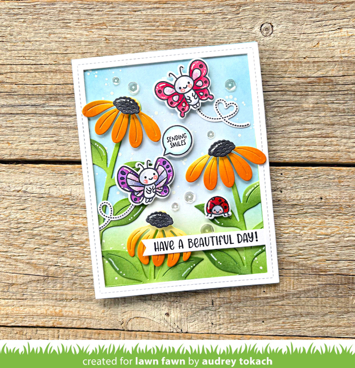 big blossom backdrop: portrait – Lawn Fawn