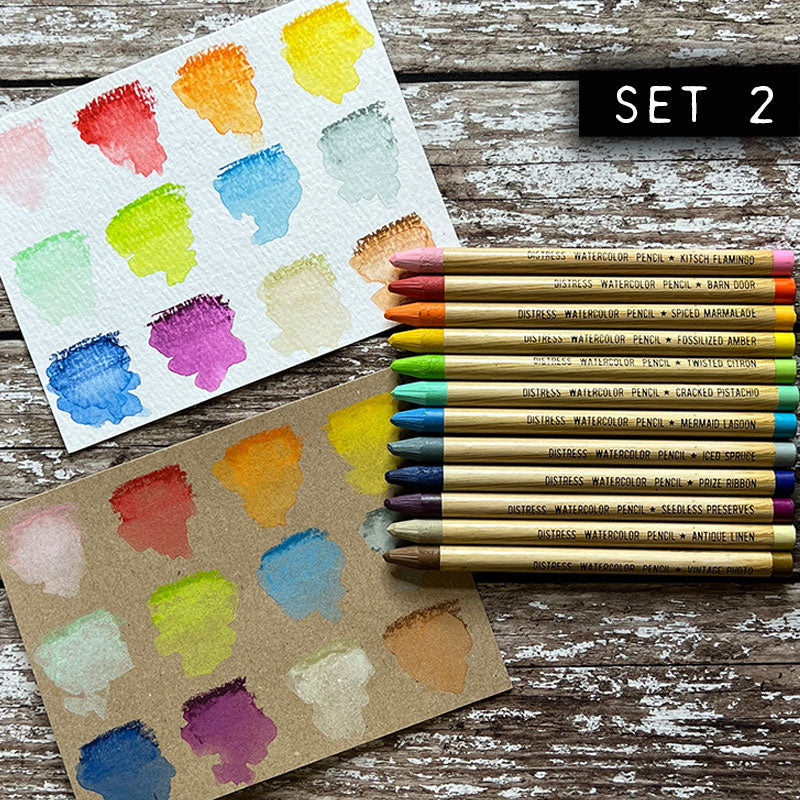 tim holtz distress watercolor pencils set 2