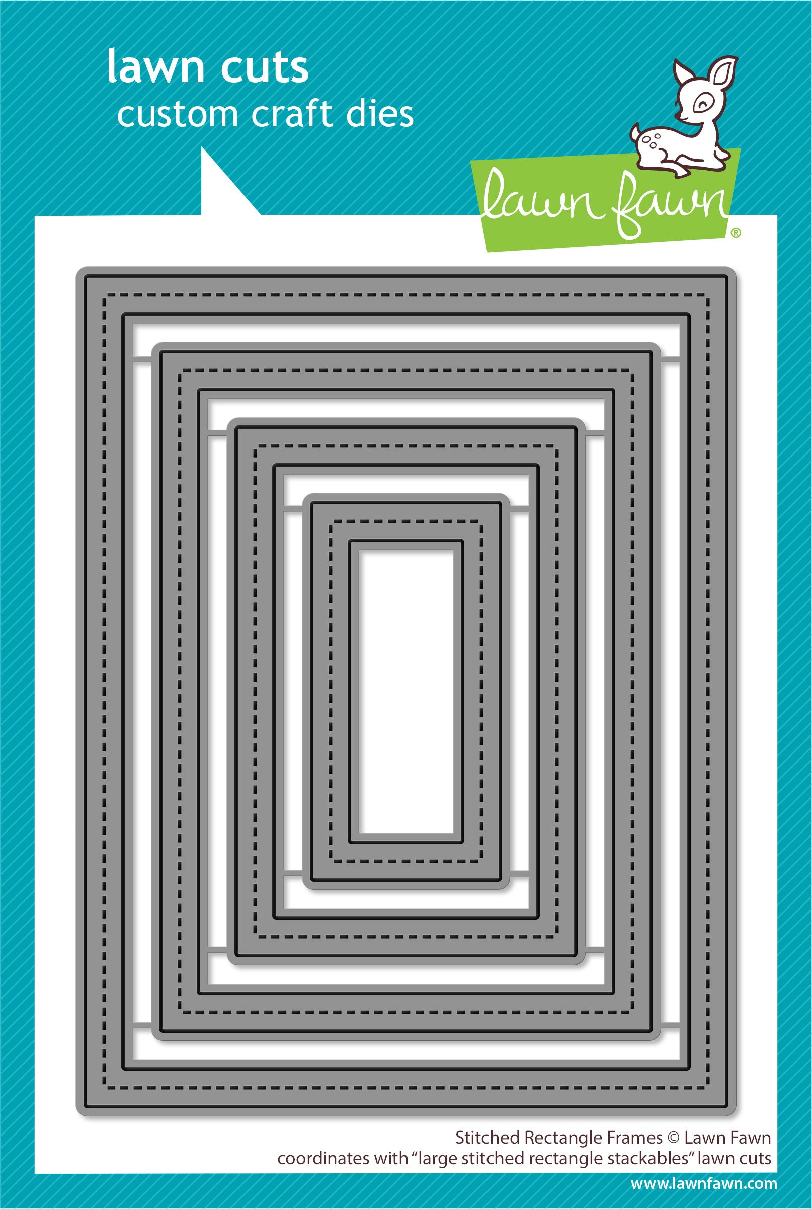 stitched rectangle frames – Lawn Fawn