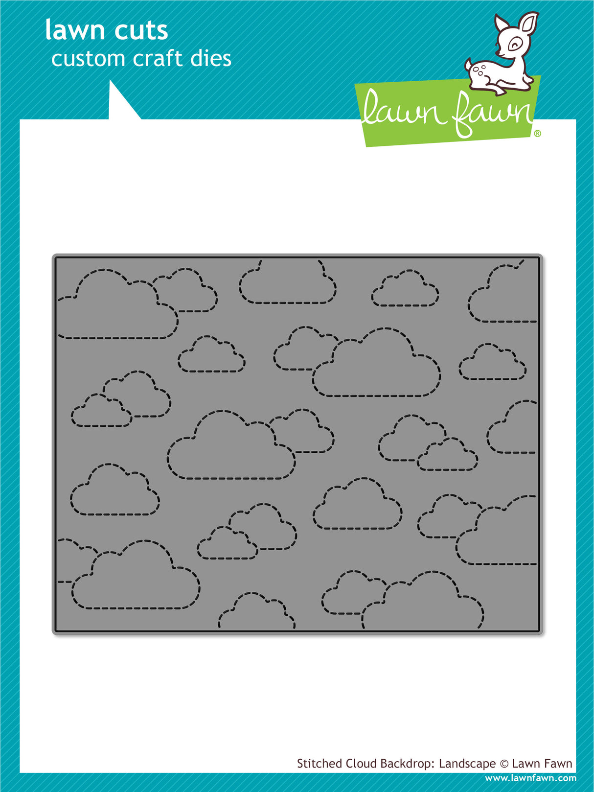 stitched cloud backdrop: landscape