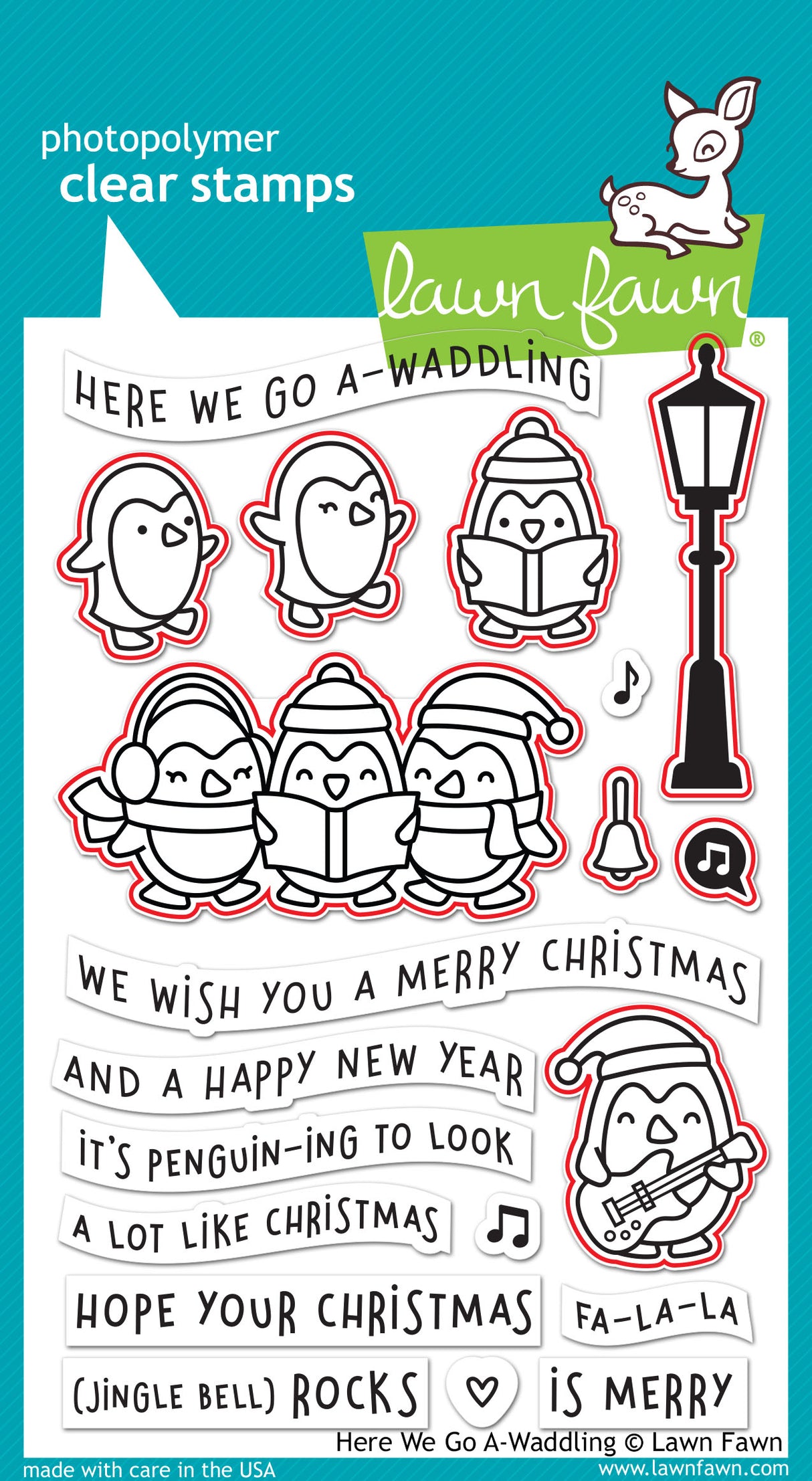 here we go a-waddling lawn cuts