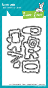 beary happy holidays lawn cuts