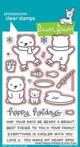 beary happy holidays lawn cuts