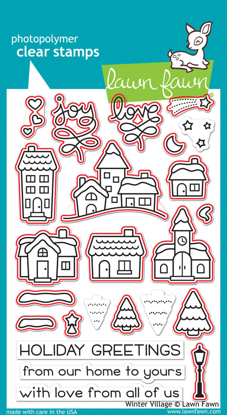 winter village lawn cuts