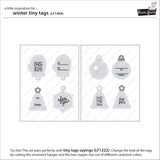 winter tiny tags