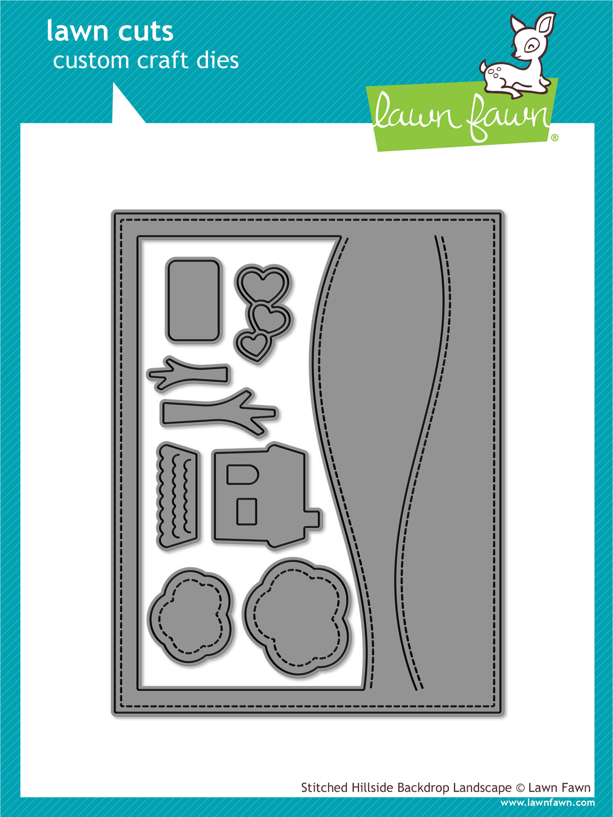 stitched hillside backdrop: landscape