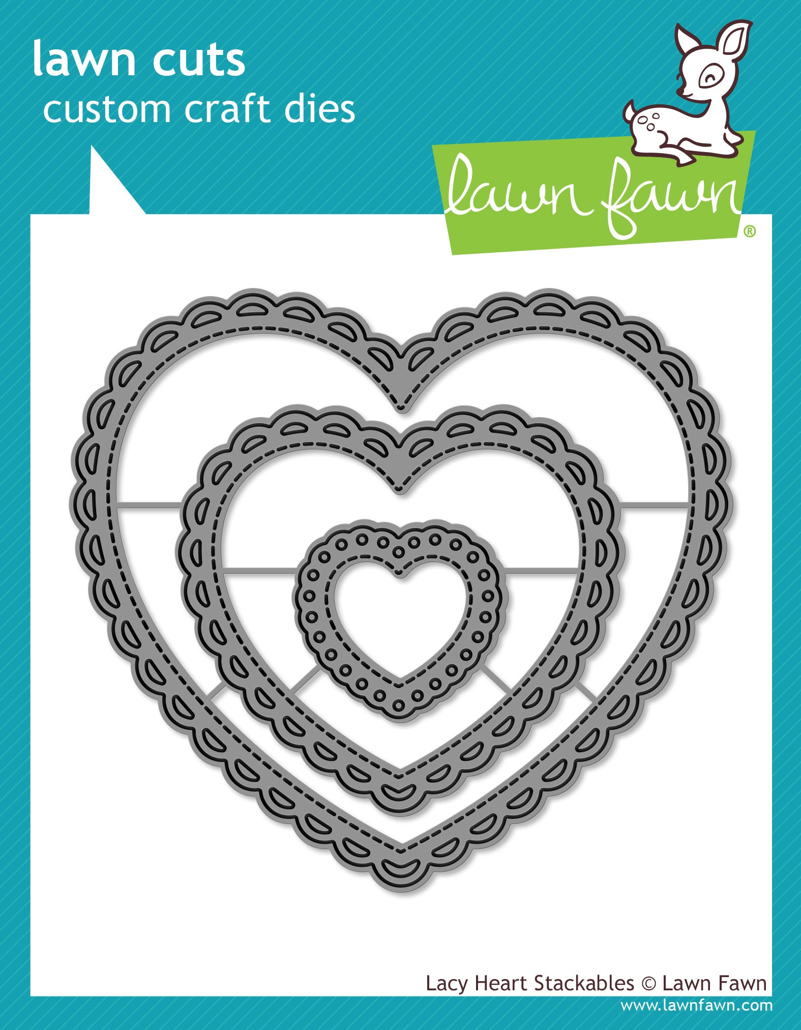 lacy heart stackables – Lawn Fawn