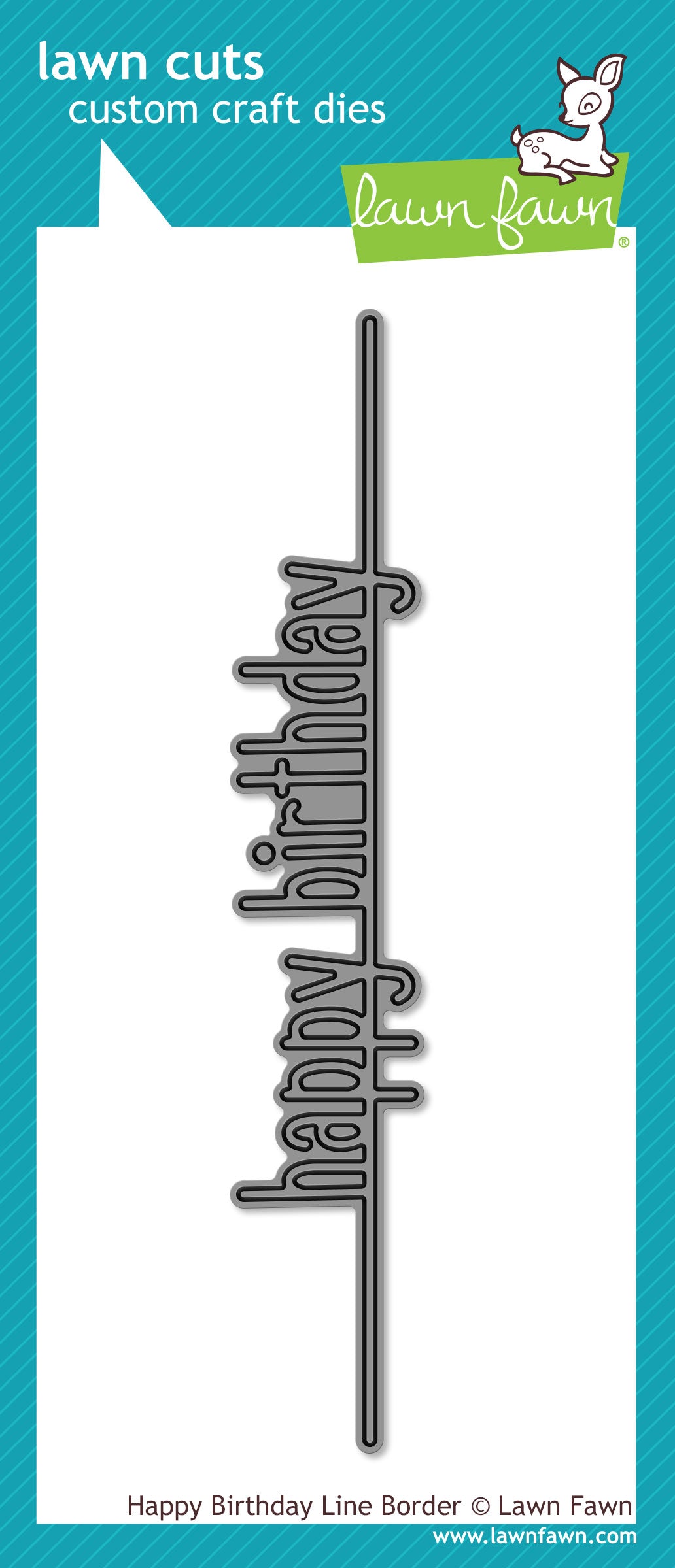 happy birthday line border