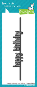 happy birthday line border