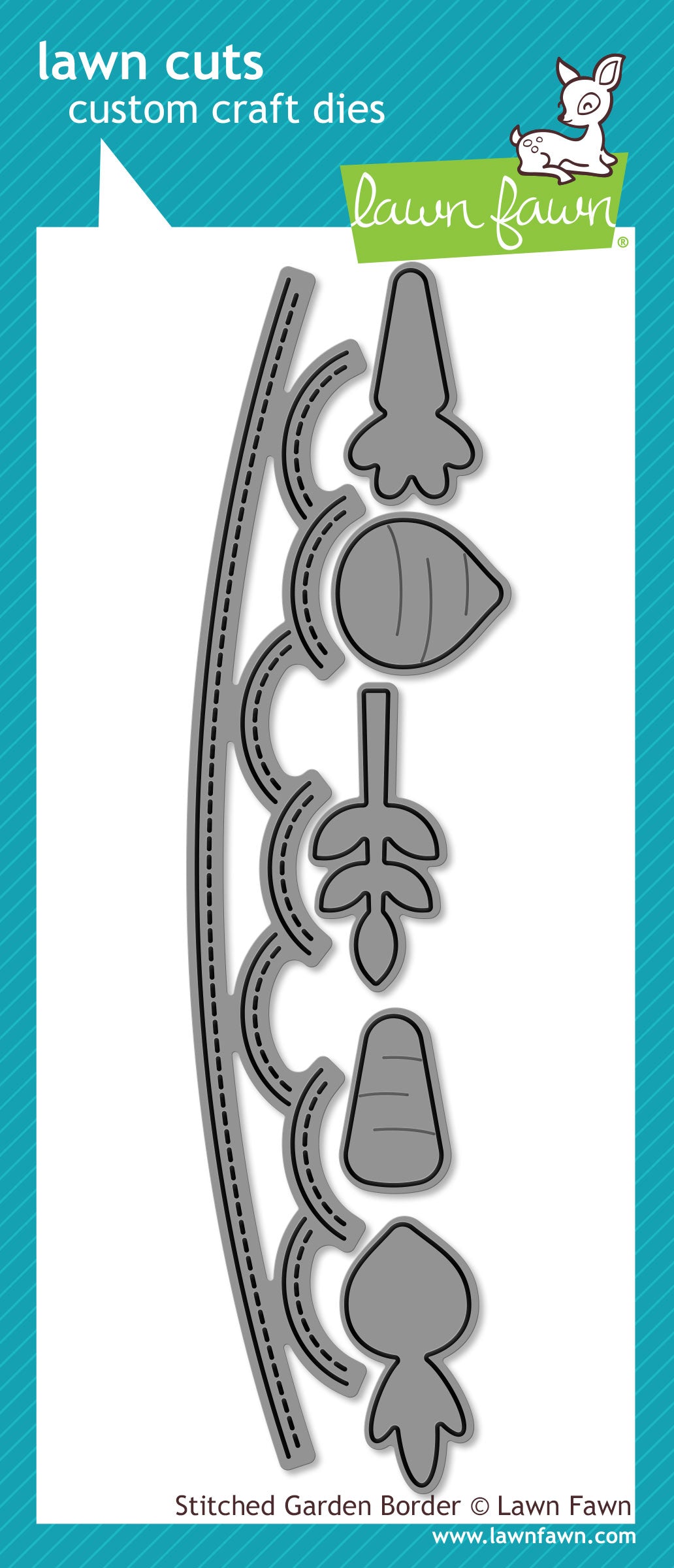 stitched garden border