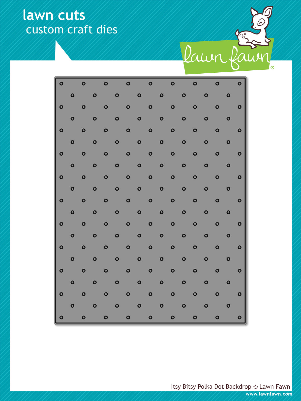 itsy bitsy polka dot backdrop