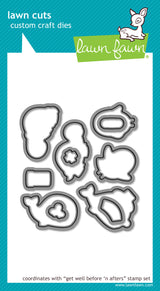 get well before 'n afters lawn cuts