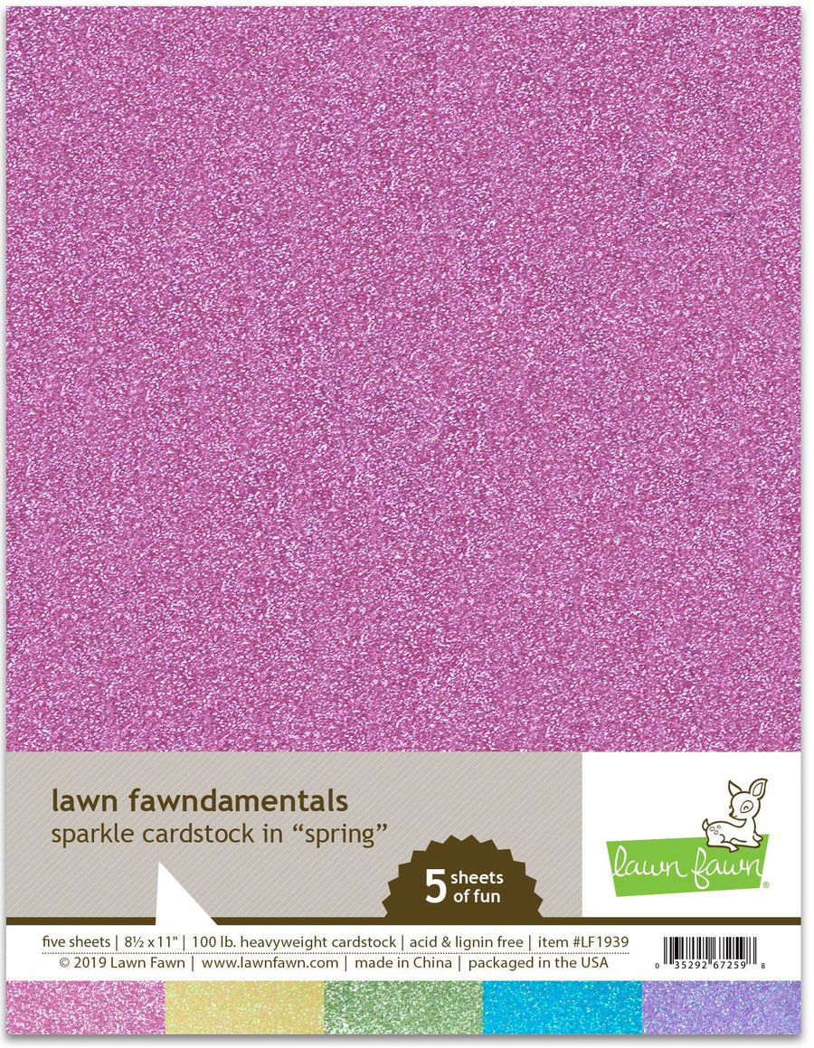 sparkle cardstock - spring – Lawn Fawn